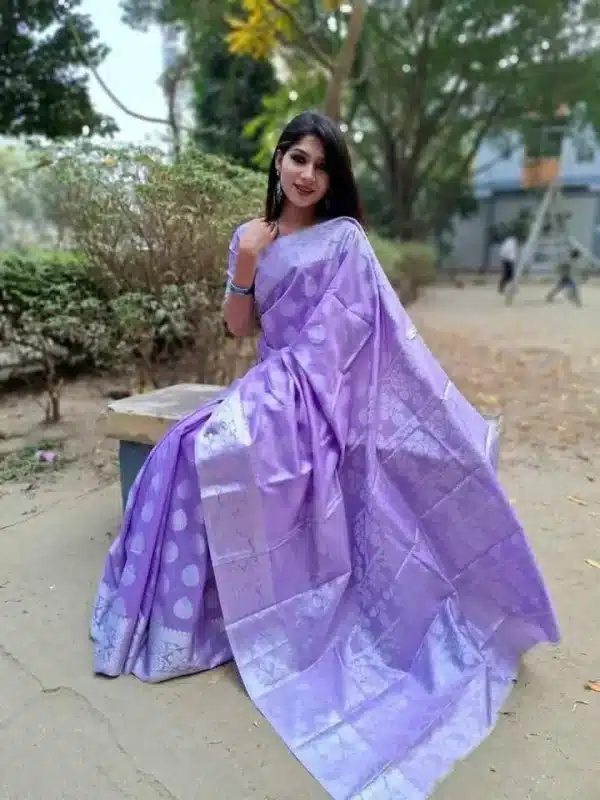 parple katan saree combo.
