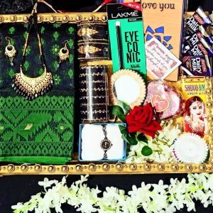 black green saree cobmo