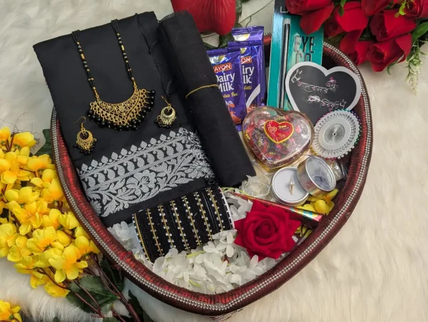 hafsilk joba katan saree combo