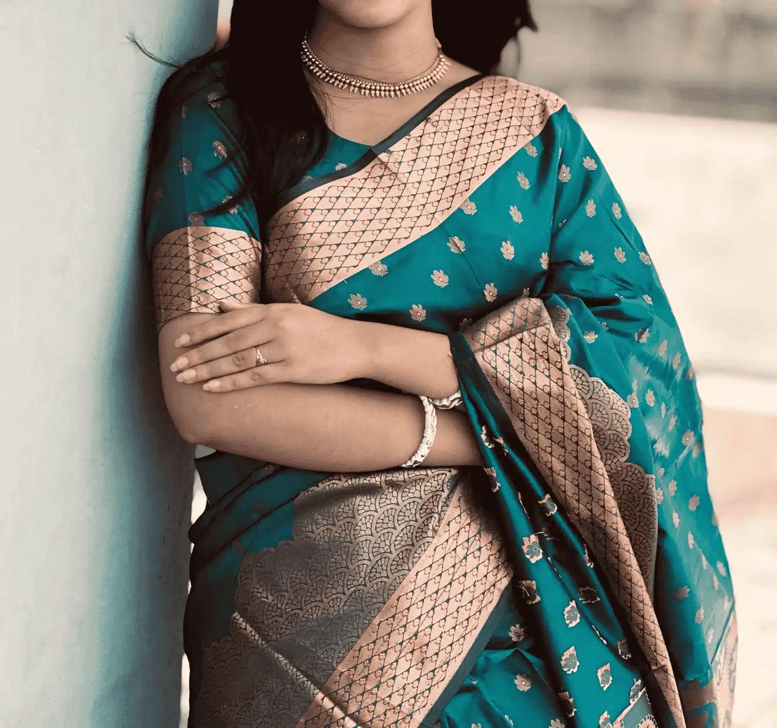 Sea Green Saree Combo Gift set – For your wife